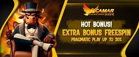 BONUS EXTRA FREESPIN PRAGMATIC PLAY promotion banner